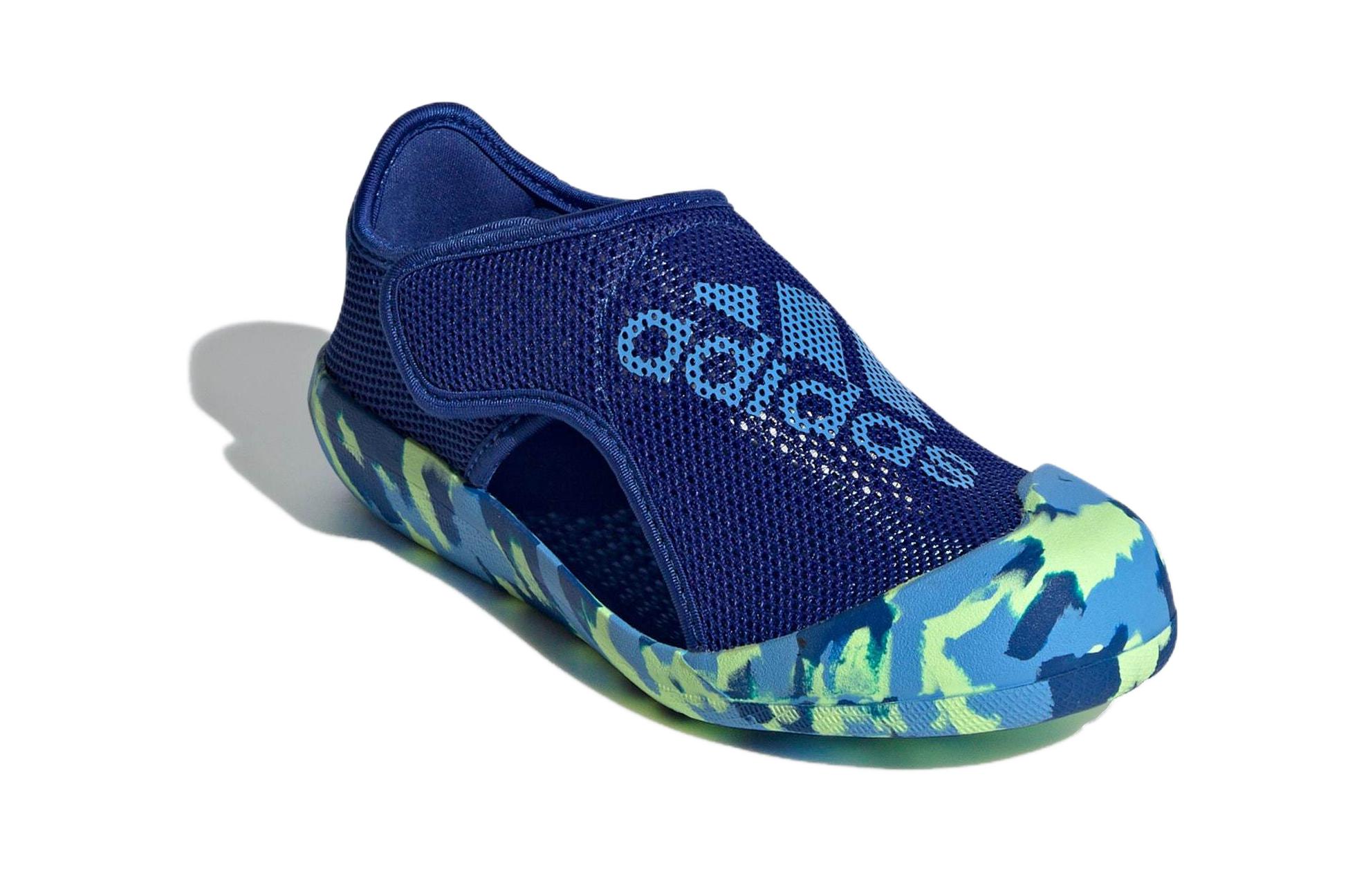 Детские сандалии Adidas Pre school, сине-зеленые — фото 3
