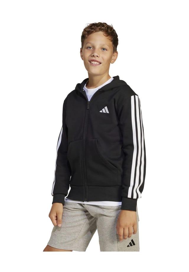 Детская толстовка с капюшоном и карманами Adidas, мультиколор — фото 2