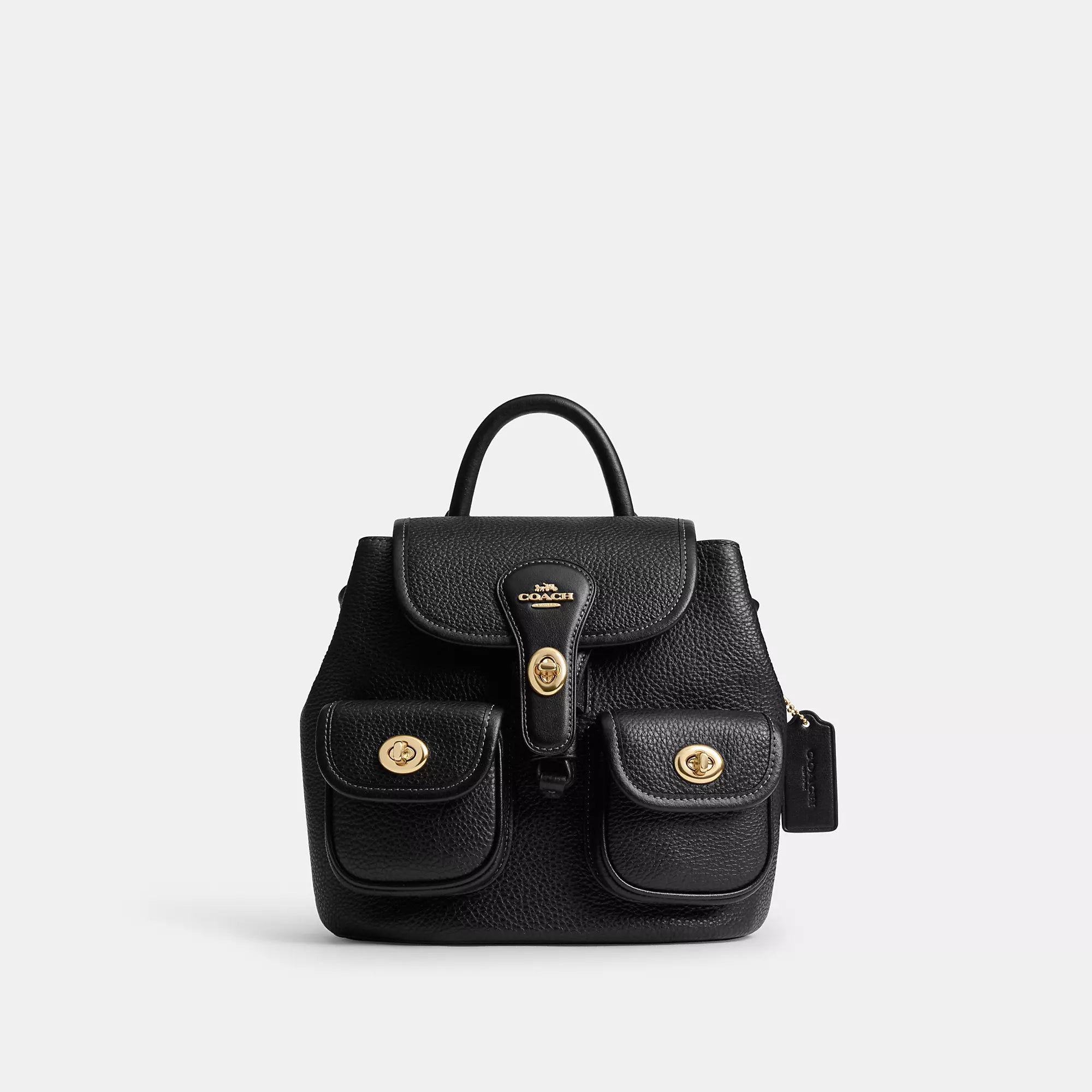 

Сумка-рюкзак Hadley от Coach Outlet, золотой/черный