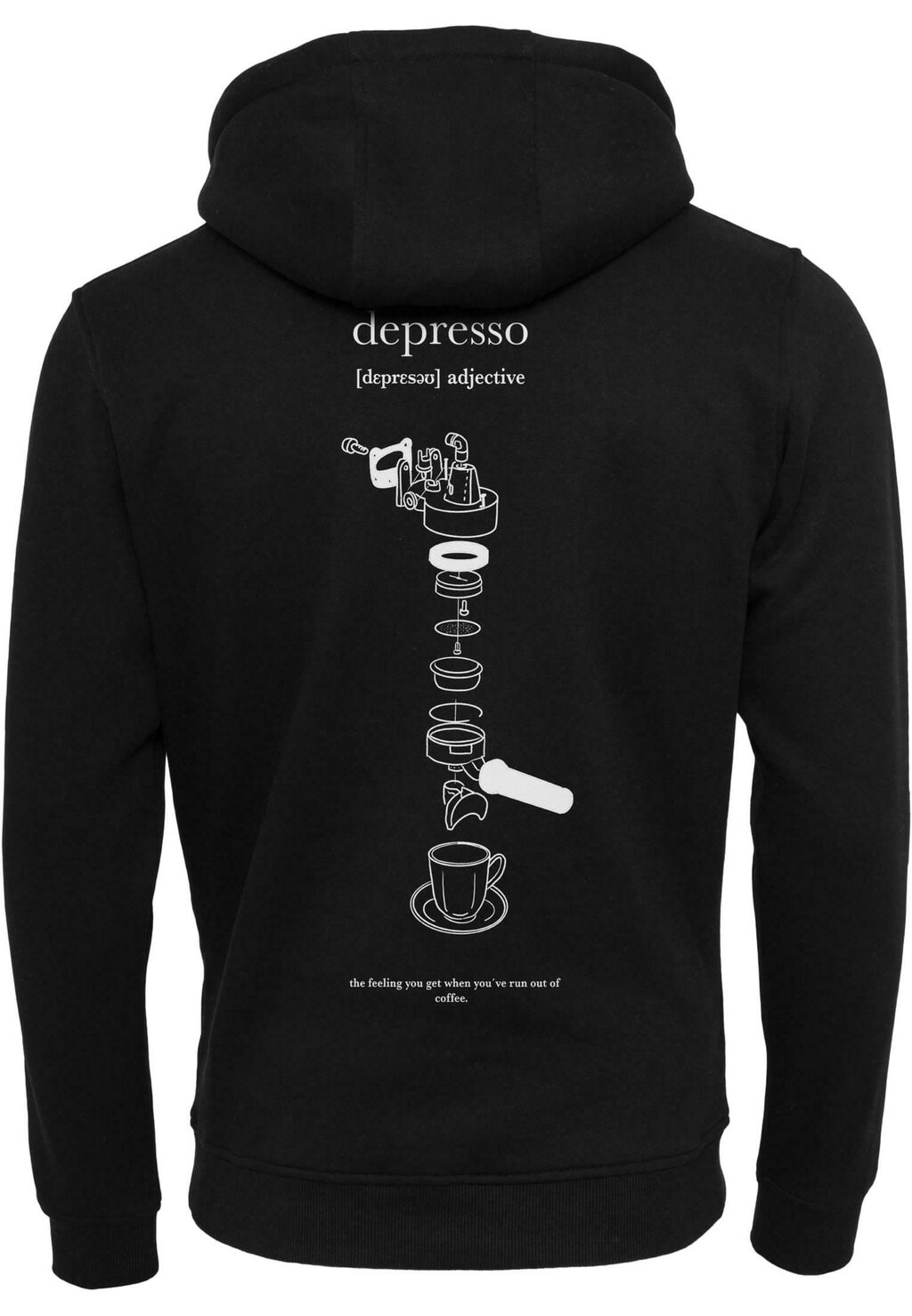 

Толстовка с капюшоном DEPRESSO Mister Tee, черный