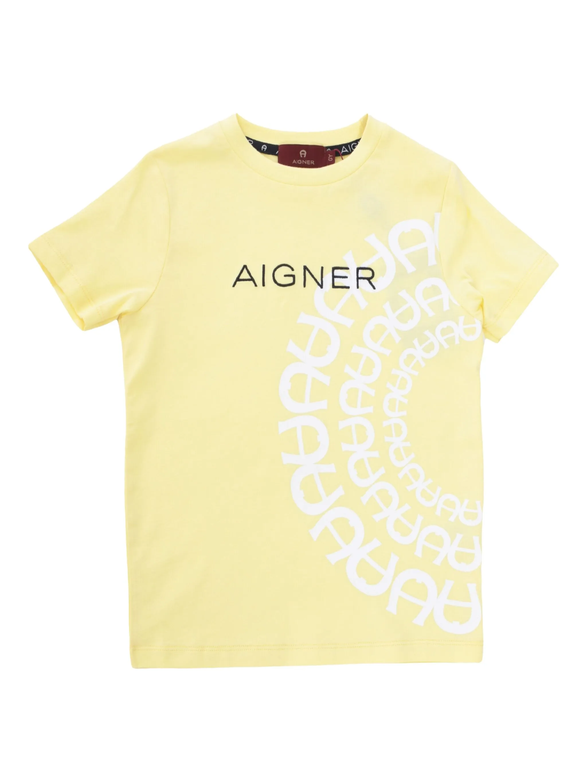 

Футболка с логотипом Aigner Kids, желтый