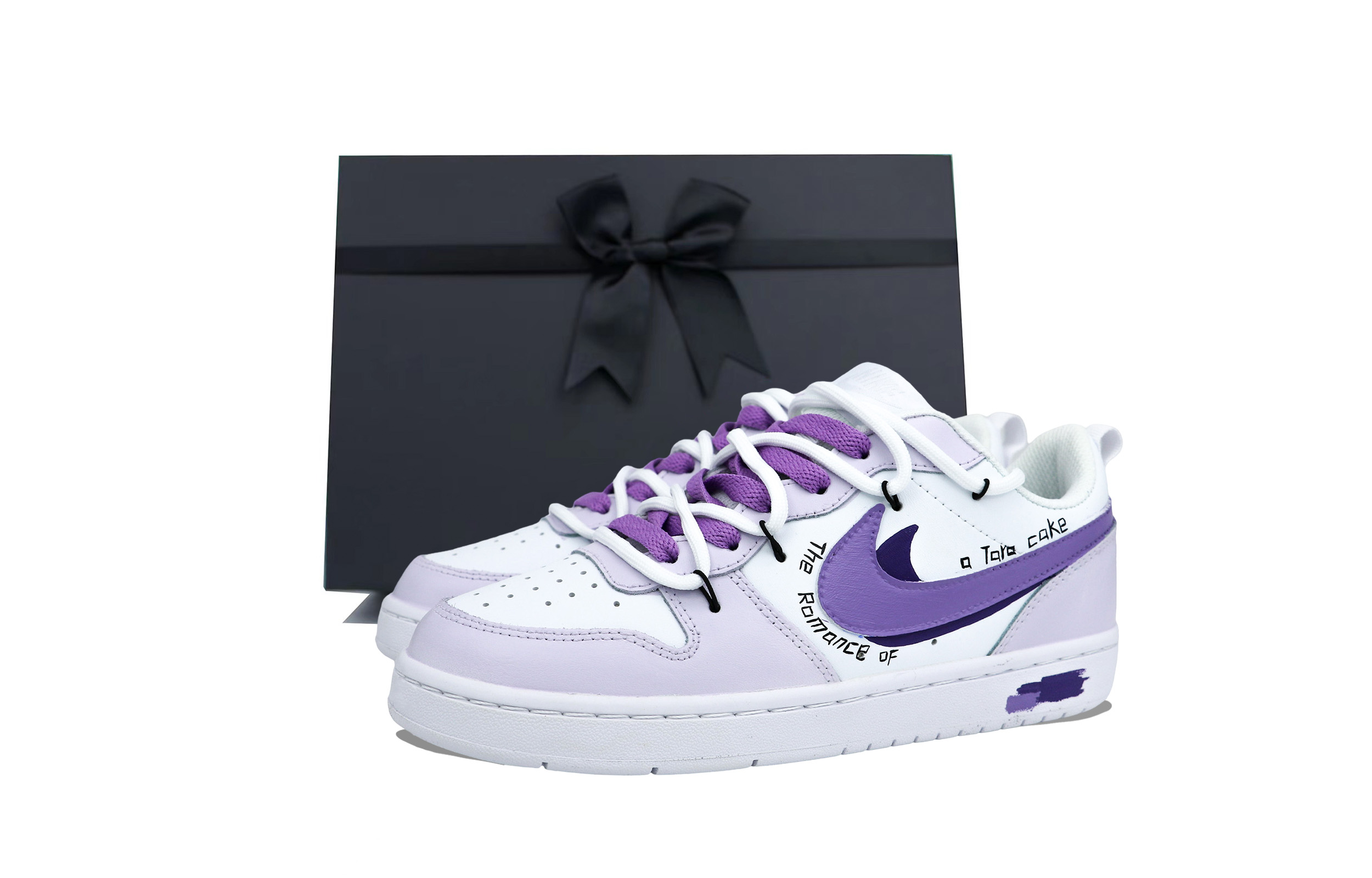 

Кроссовки Nike Court Borough Skateboarding Shoes Women's Low-top Purple, цвет Taro Purple