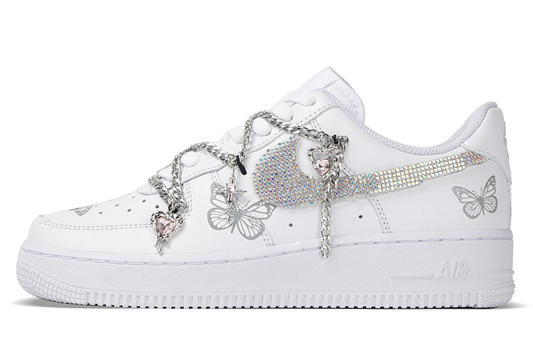 

Кроссовки Nike Air Force 1 Skateboard Shoes Women's Low-Top White, Белый, Кроссовки Nike Air Force 1 Skateboard Shoes Women's Low-Top White