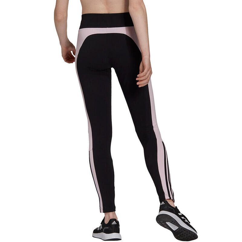 Спортивные леггинсы Adidas, цвет schwarz/rosa/bonbonrosa — фото 4