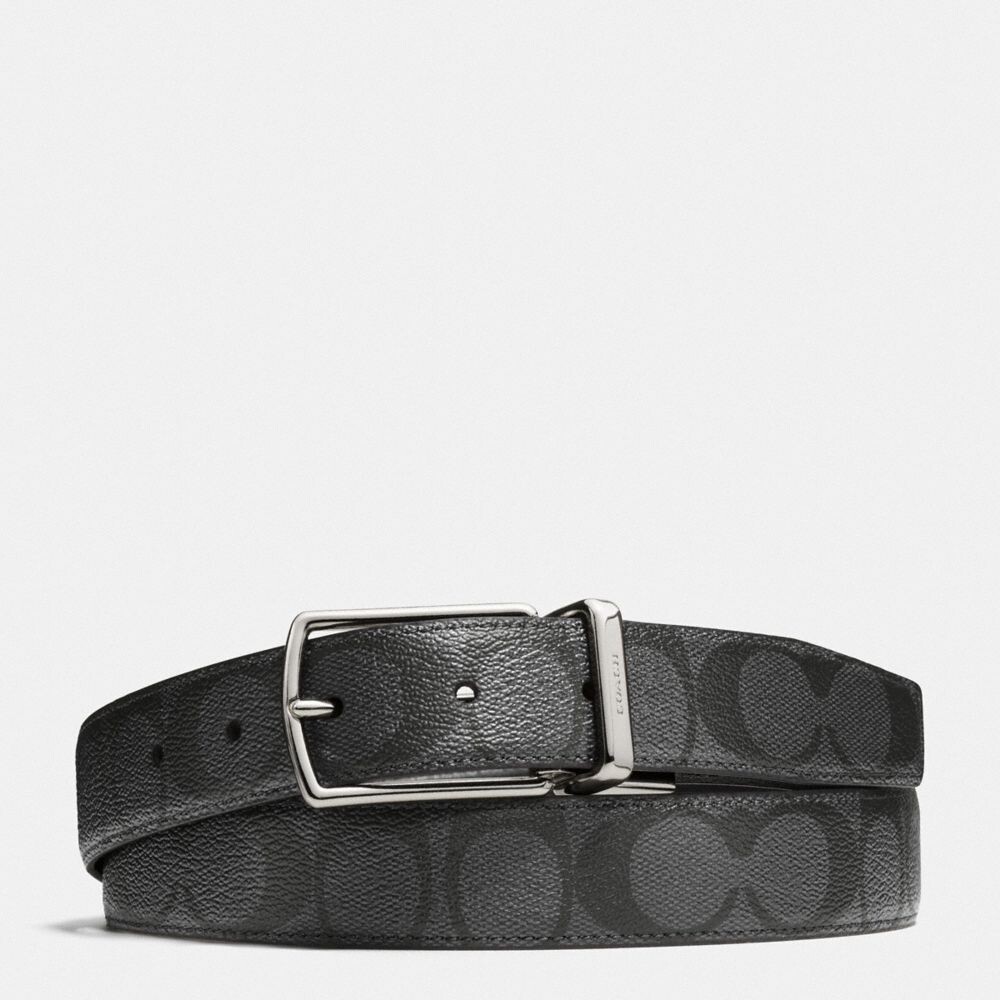 

Ремень COACH Harness Buckle Cut To Size Reversible, 30 Mm, цвет Charcoal/Black