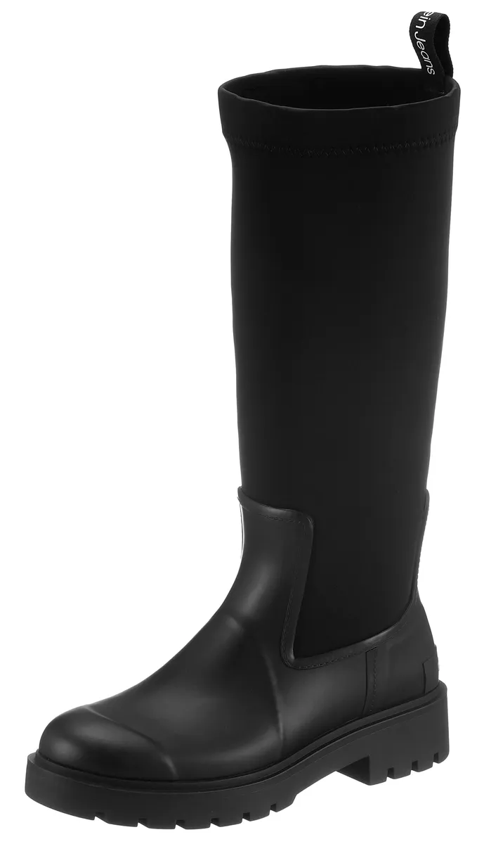 

Сапоги Calvin Klein Jeans "HIGH RAINBOOT NEOPRENE", с голенищем из мягкого текстиля, черный