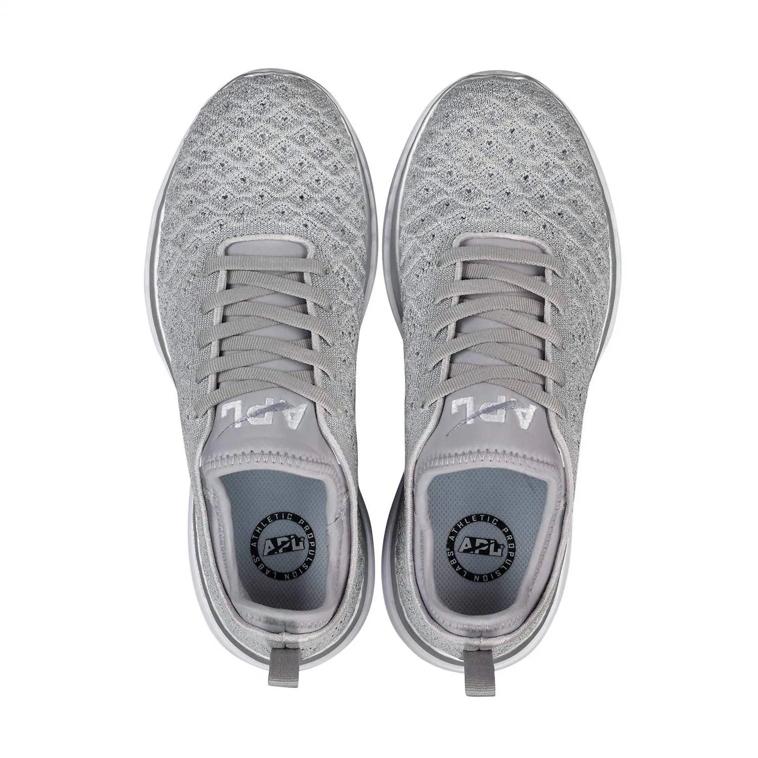 APL Мужские кроссовки Techloom Phantom в цвете Metallic Silver/Grey Glow/White