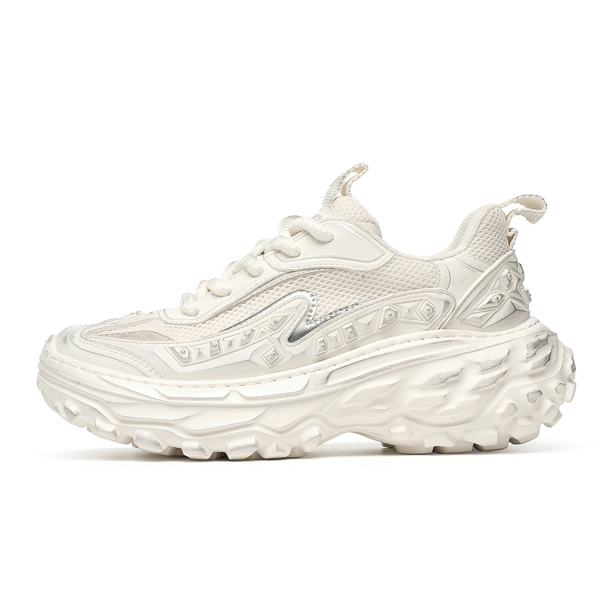 

TRUMPPIPE Мужские белые кроссовки Support Low Top Chunky, цвет White