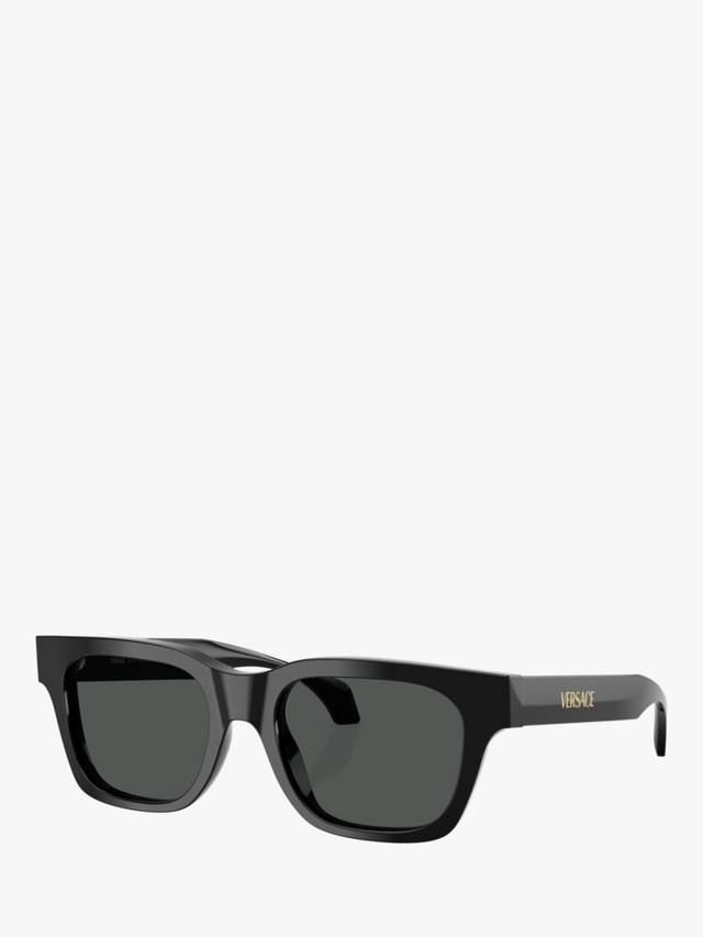 

Мужские квадратные солнцезащитные очки ve4486 Versace, цвет Black/Grey