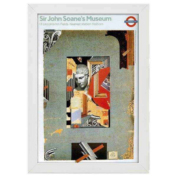 

Рамка для фотографий LegendArte Poster 1987 Soane Museum, белый