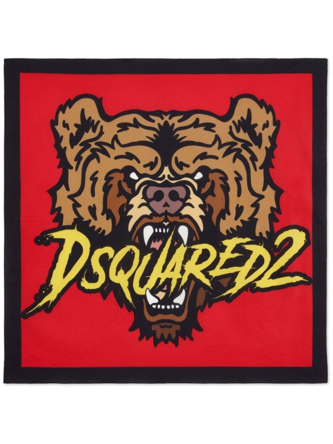 

Dsquared2 шарф Horror, красный