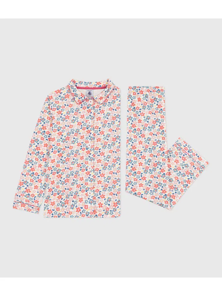 Пижама из хлопка, Petit Bateau, разноцветная — фото 3