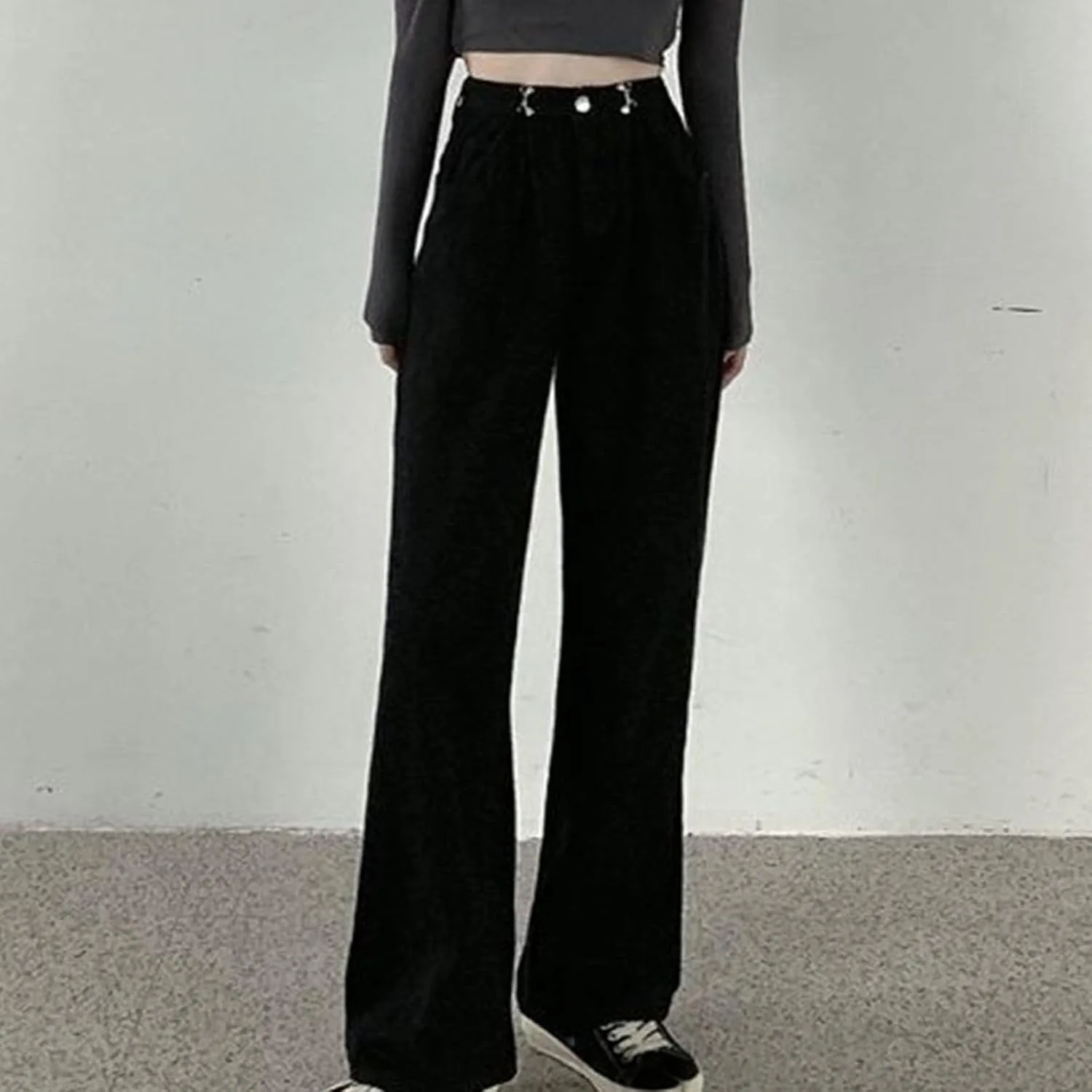 Женские джинсы High Waisted Cargo Pants с 6 карманами — фото 3