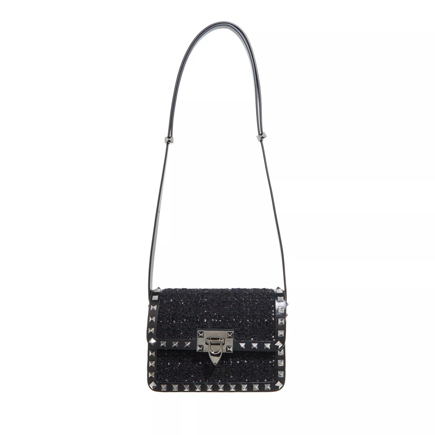 

Маленькая сумка через плечо rockstud Valentino Garavani, черный