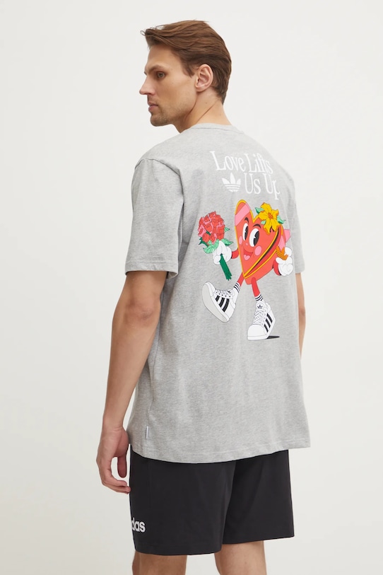 Футболка хлопковая MBN TEE Adidas Originals, серый — фото 2