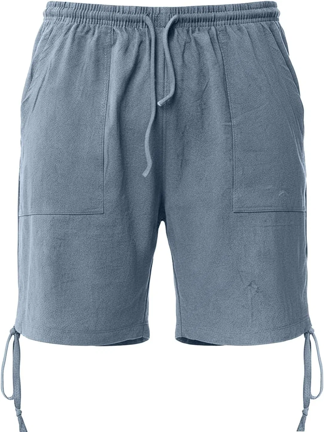 Шорты карго мужские Cotton Linen, Light Blue — фото 3