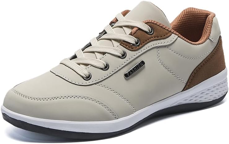 

Мужские повседневные кроссовки, модные сникерсы, дышащие, удобные, нескользящие, низкие, для ходьбы, размеры 7-12 Hhhchpm, бежевый