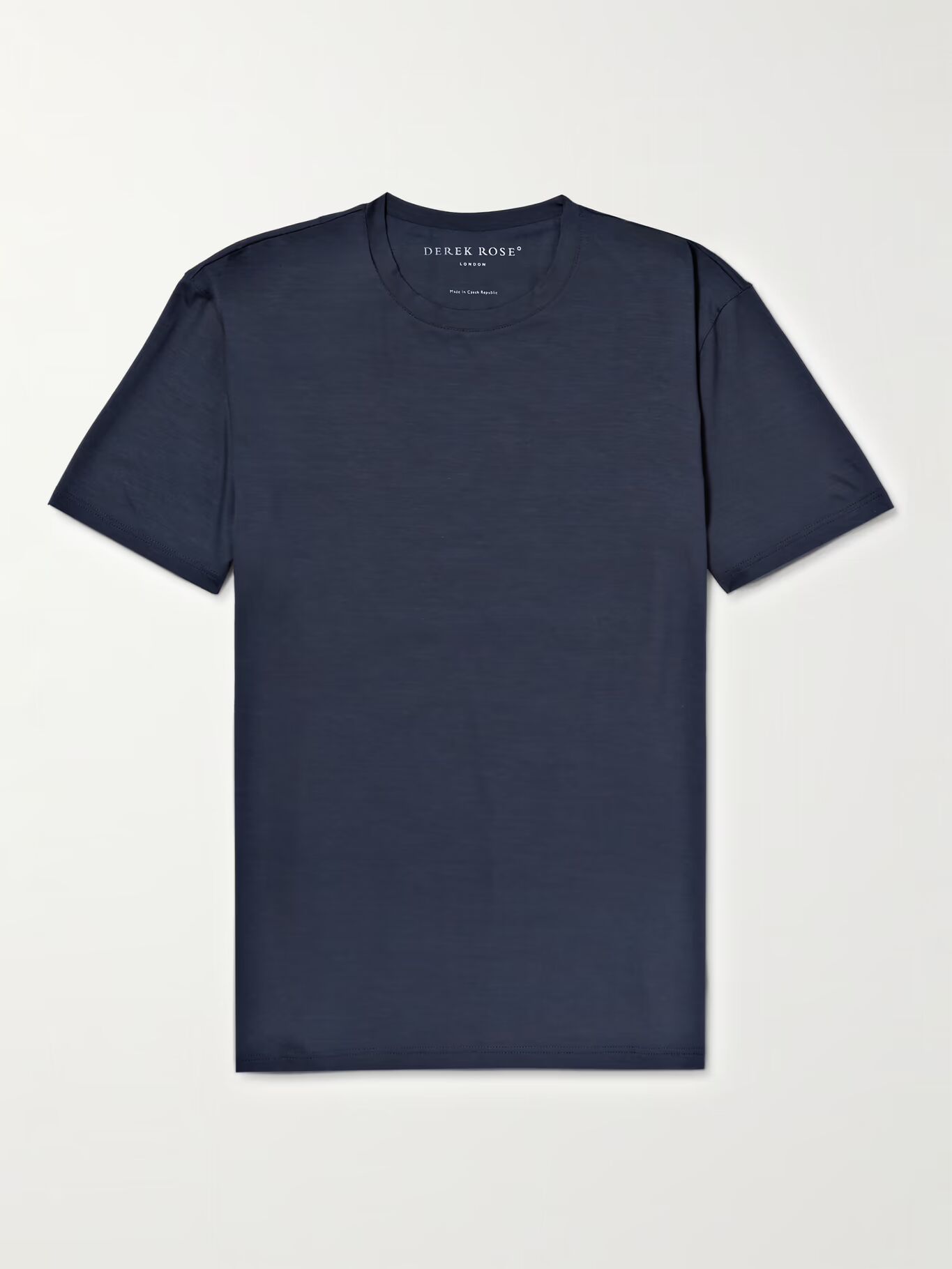

Футболка из микро-модала Basel Stretch Jersey DEREK ROSE, темно-синий