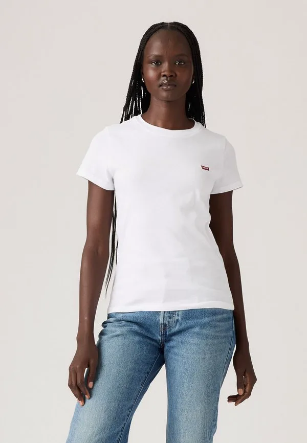 Базовый набор из 2 футболок. Levi'S, White/Poppy Red