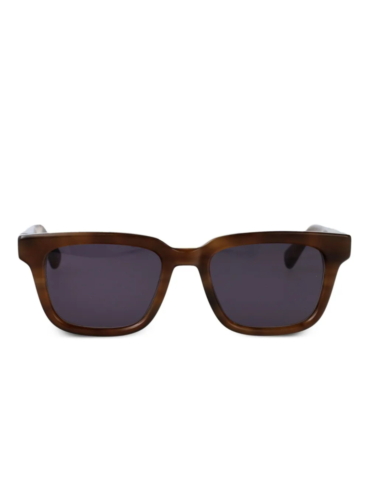 

Mykita rectangle-frame солнцезащитные очки, коричневый
