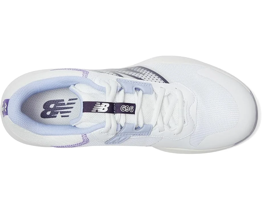 Кроссовки New Balance 696v6 Tennis Shoes, White/Grey/Dusk Shower — фото 2