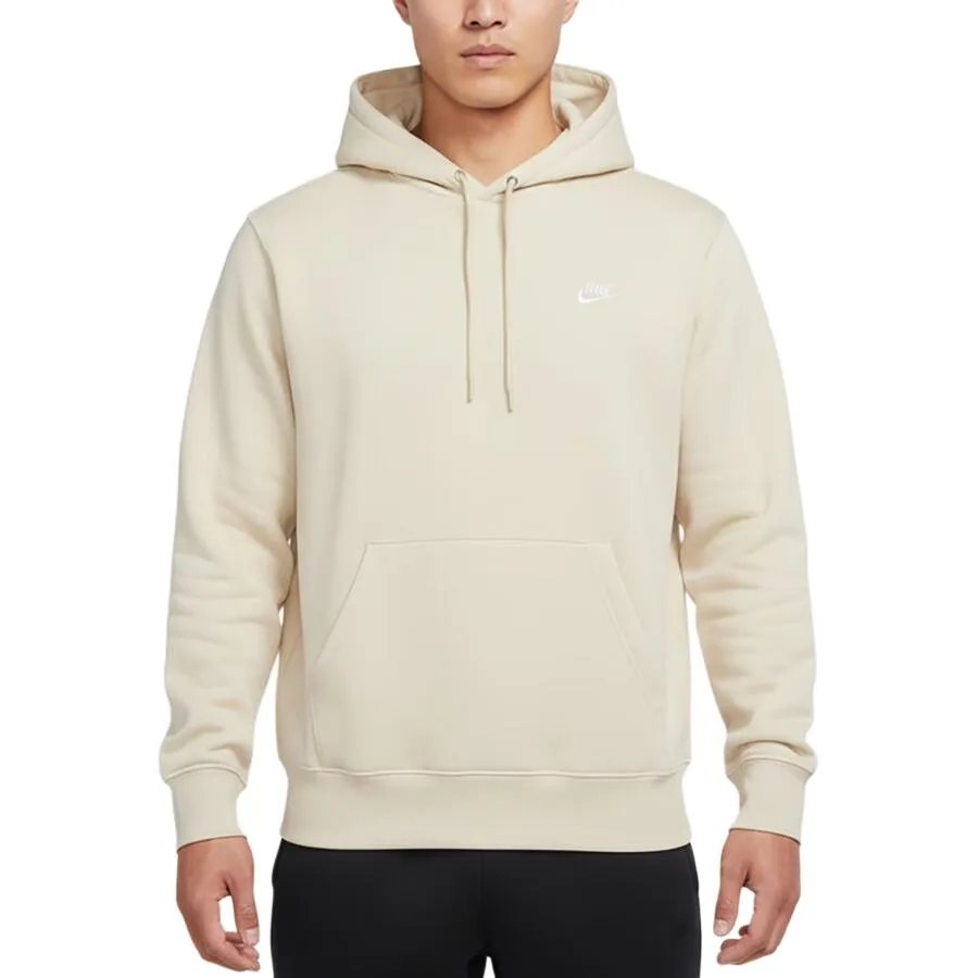 Nike Толстовка мужская с капюшоном бежевая