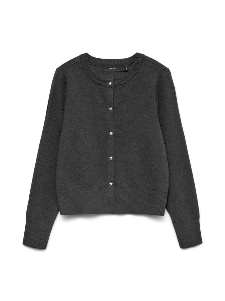 

Vero Moda Кардиган в средне-сером меланжевом цвете