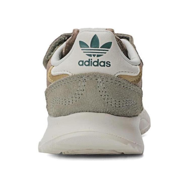 Ретро-кроссовки F2 для малышей Adidas Originals, коричневый — фото 4