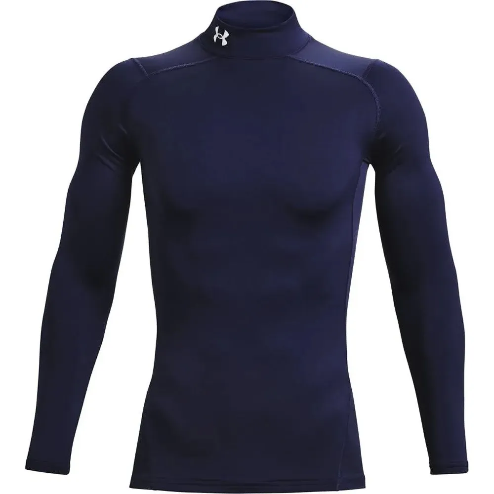 

Лонгслив Under Armour Fitted High Neck Coldgear, синий