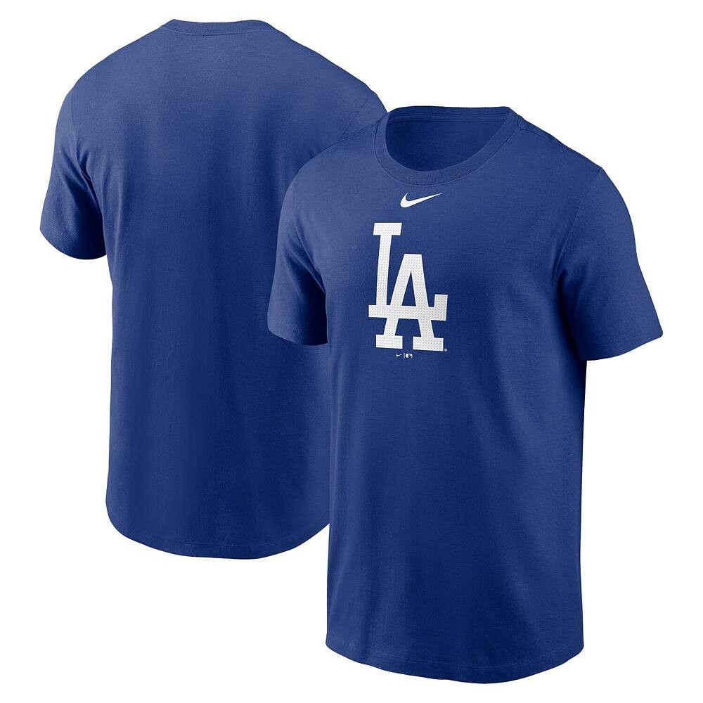 Мужская футболка с логотипом Nike Royal Los Angeles Dodgers Fuse, цвет Lad Blue — фото 2