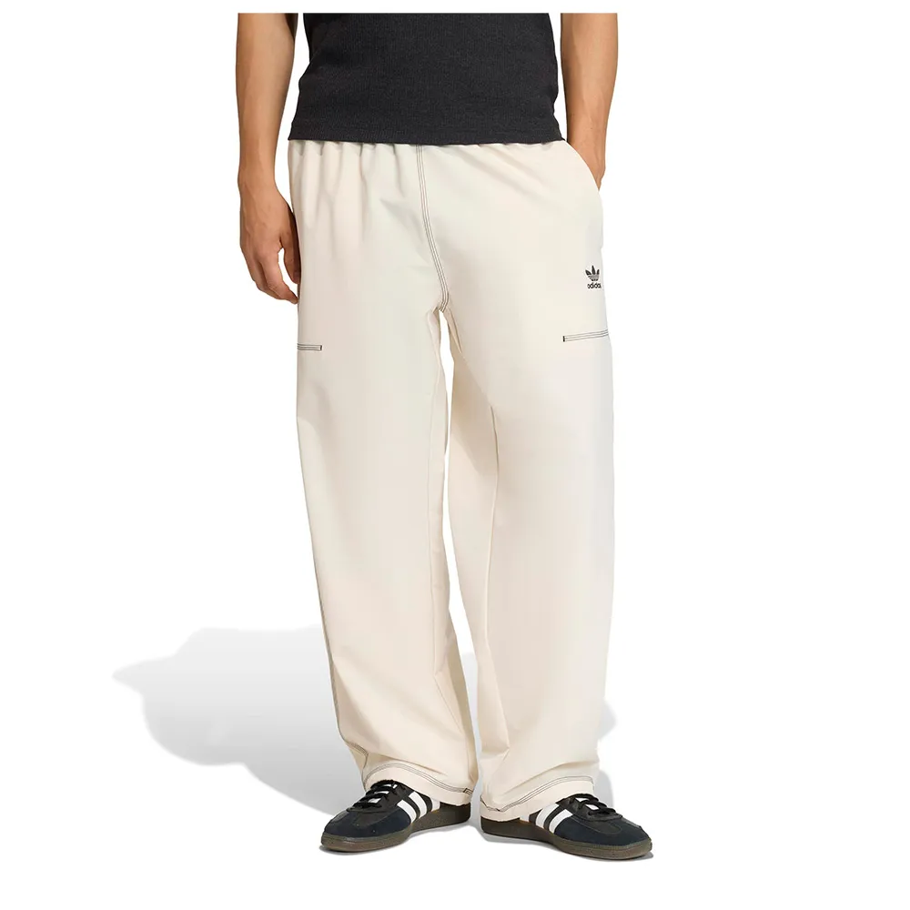 

Брюки-карго adidas Originals Trefoil Essentials из тканого материала, бежевый