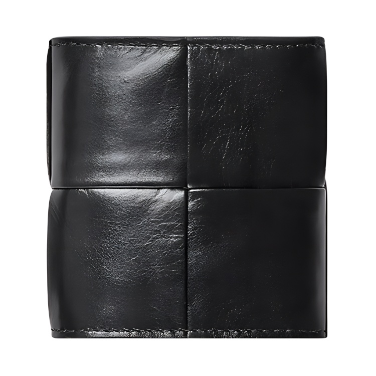 

Bottega Veneta Кошелек мужской малый из коровьей кожи с текстильными вставками, черный