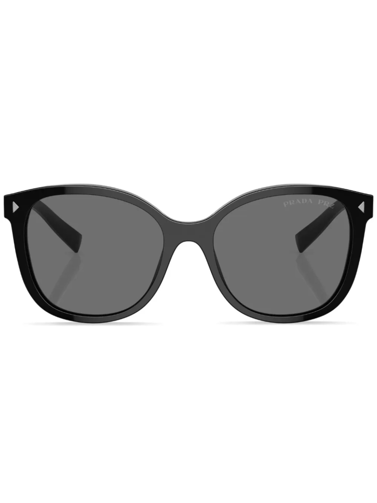 

Prada Eyewear солнцезащитные очки Prada Symbole в круглой оправе, черный