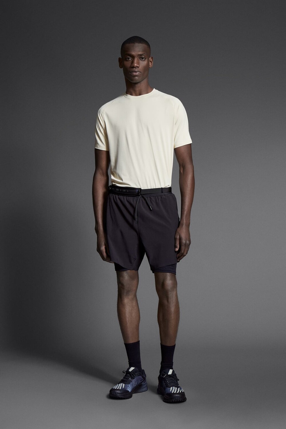 

Футболка для базовой тренировки ZARA, экру