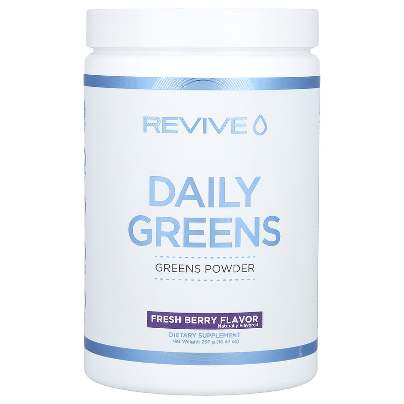 

Revive, Daily Greens, свежие ягоды, 297 г (10,47 унции)