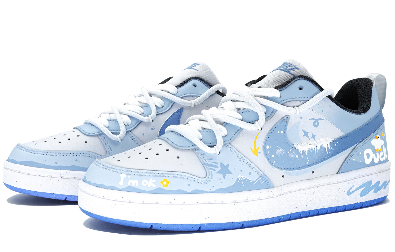 

Женские кроссовки для скейтбординга Nike Court Borough Low, Blue/Gray
