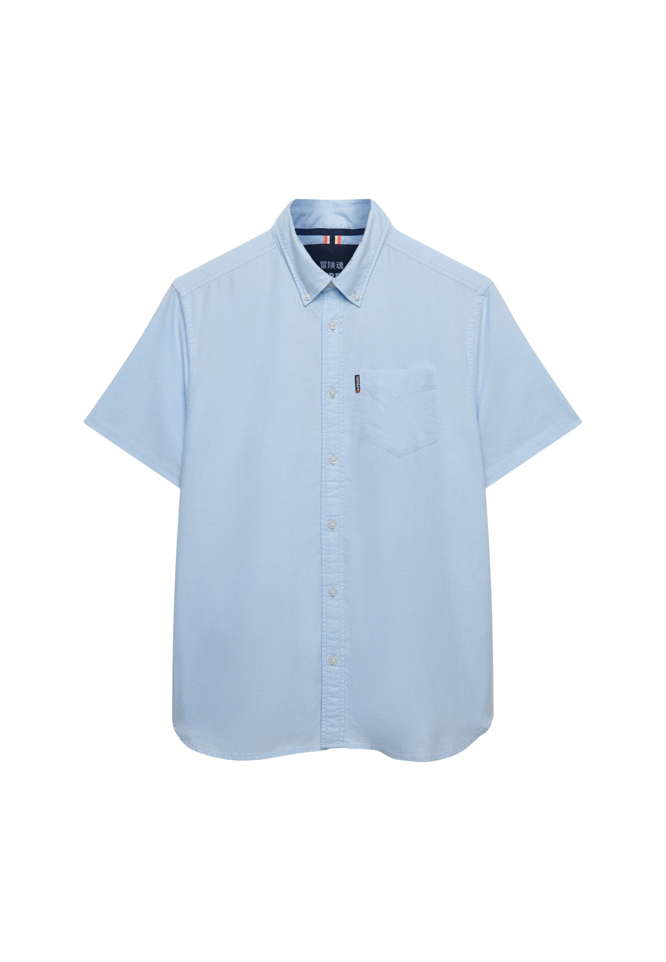 

Superdry & Co Рубашка на пуговицах светлого голубого цвета Regular fit