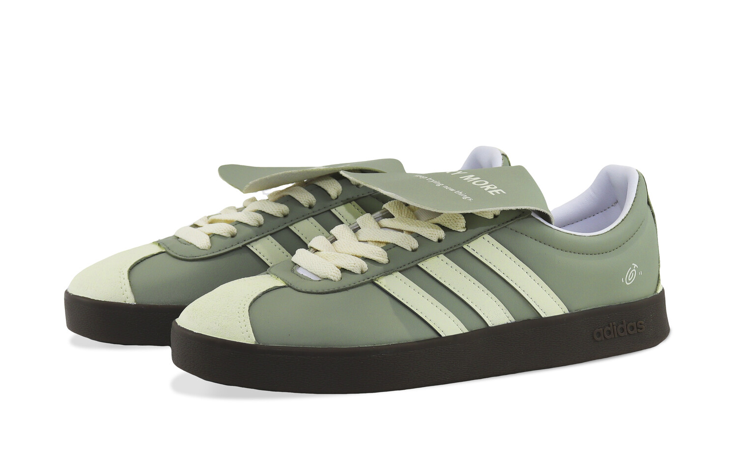 

Кроссовки adidas neo Vl Court Skateboarding Shoes Unisex Low-top Green/cyan, зеленый