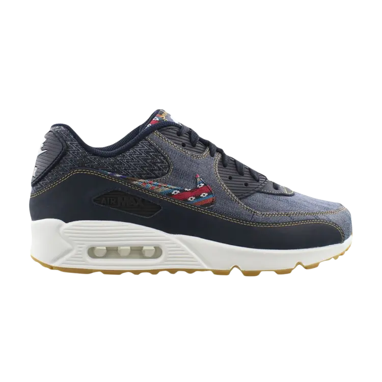 

Кроссовки Nike Air Max 90 Premium 'Afro Punk', синий