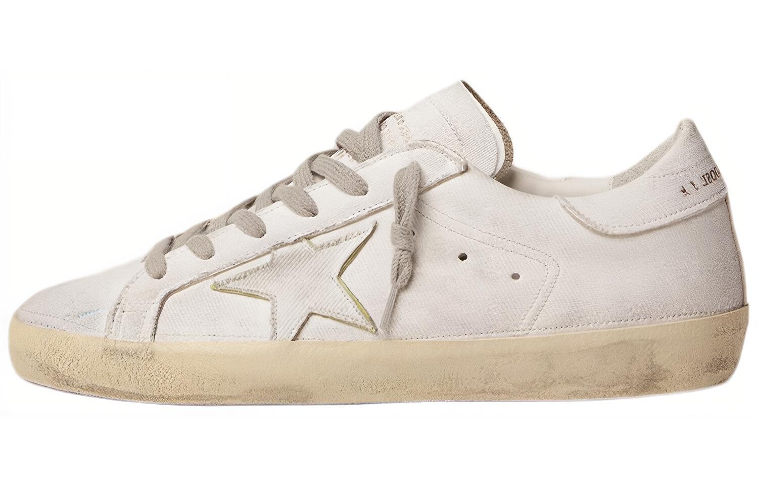 

Кроссовки для скейтбординга Super-Star мужские с низким верхом белого цвета Golden Goose, Белый, Кроссовки для скейтбординга Super-Star мужские с низким верхом белого цвета Golden Goose