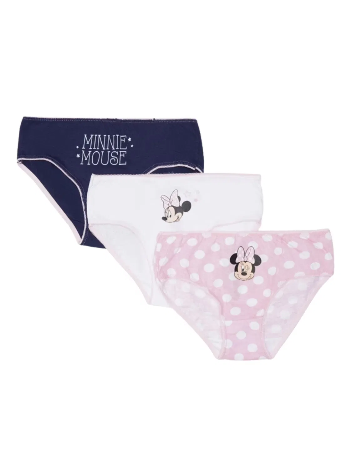 Трусы DISNEY Mädchen-Unterhöschen - Disney 3er-Pack синий розовый, белый