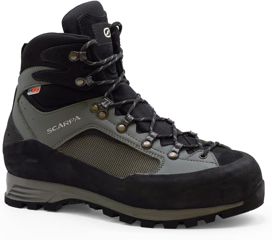 Ботинки SCARPA R-Evolution 8 HD - Легкие водонепроницаемые походные ботинки для треккинга, гидов и охоты, черный/серый — фото 3