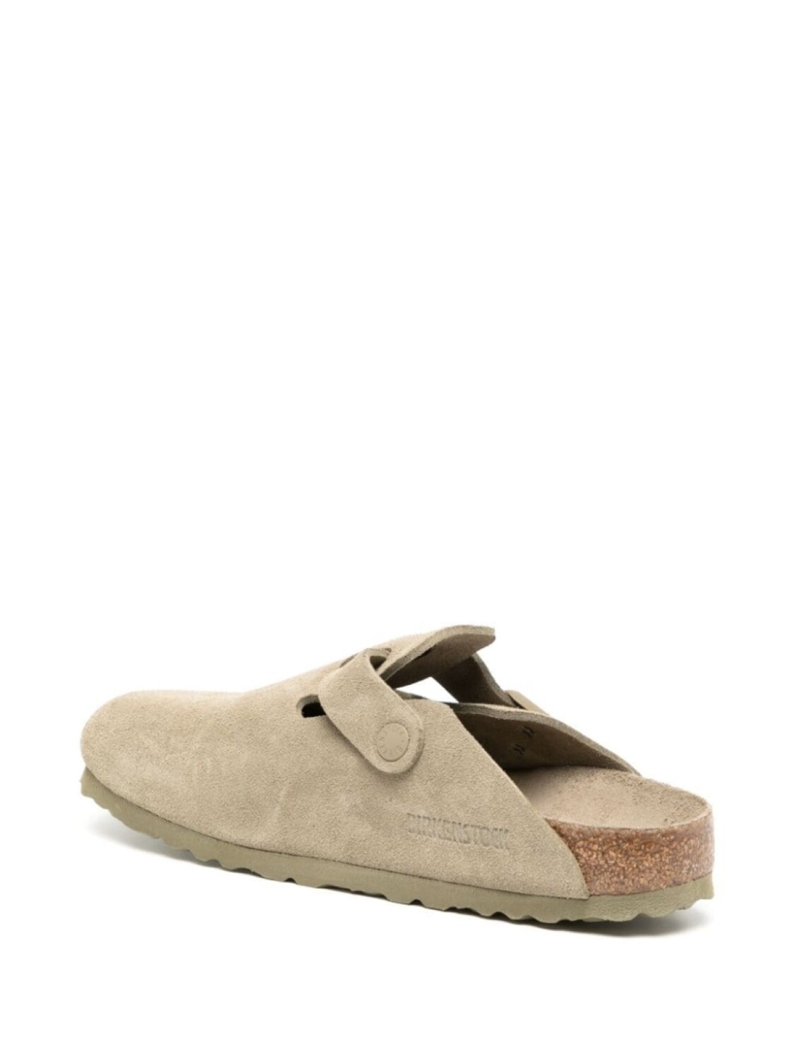 Мюли Birkenstock Boston Soft Footbed узкие, бежевый — фото 3