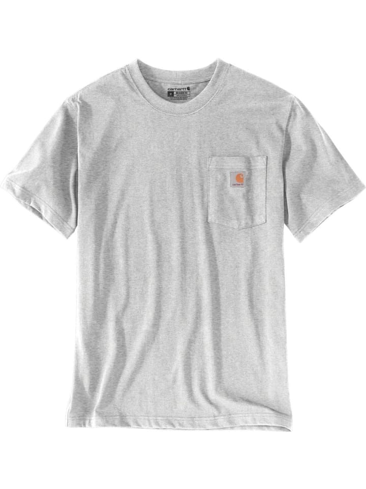 

CARHARTT Футболка "Dearborn Relaxed Pocket T-Shirt" серого цвета, Серый, CARHARTT Футболка "Dearborn Relaxed Pocket T-Shirt" серого цвета