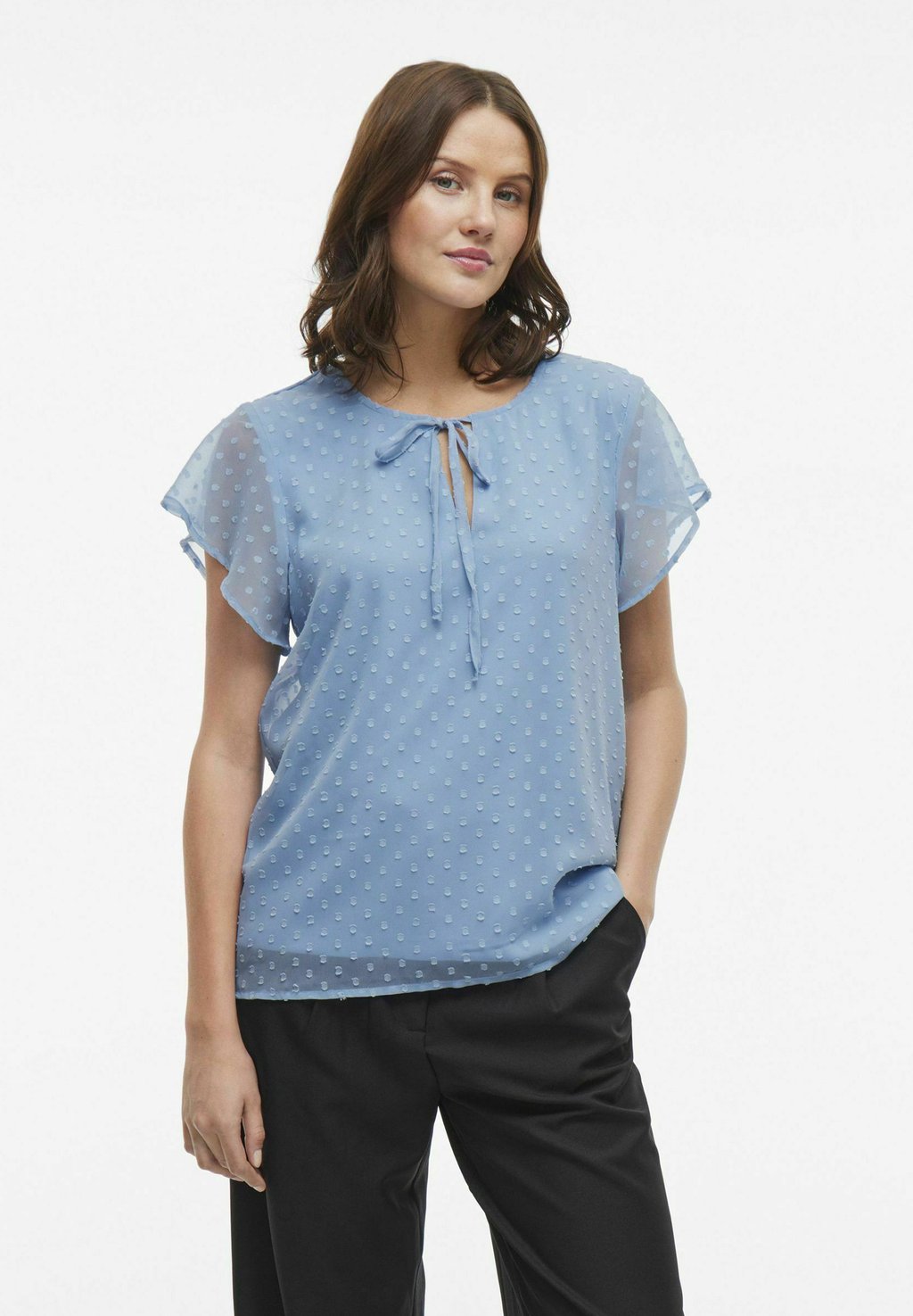 

Блуза VIEDEE V-NECK VILA, синий