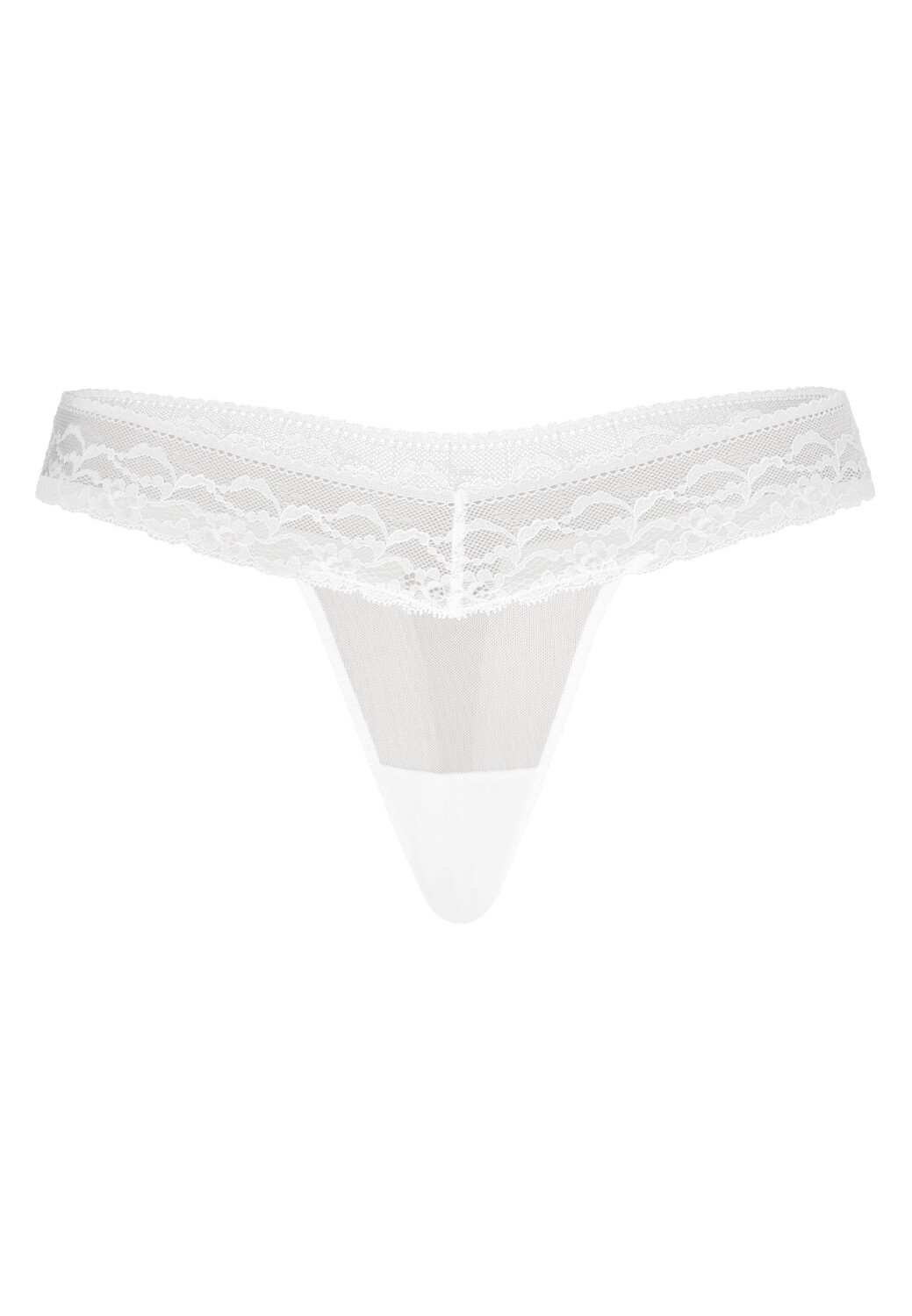 

Стринги Teyli Mesh Tanga mit floraler Spitze Leo, белый