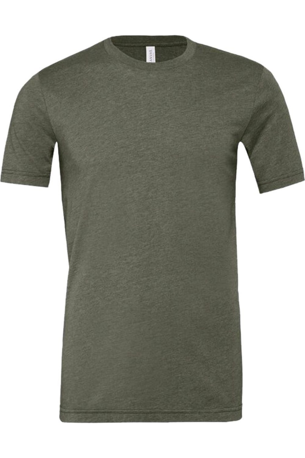 

Футболка унисекс BELLA + CANVAS из джерси CVC, цвет heather military green