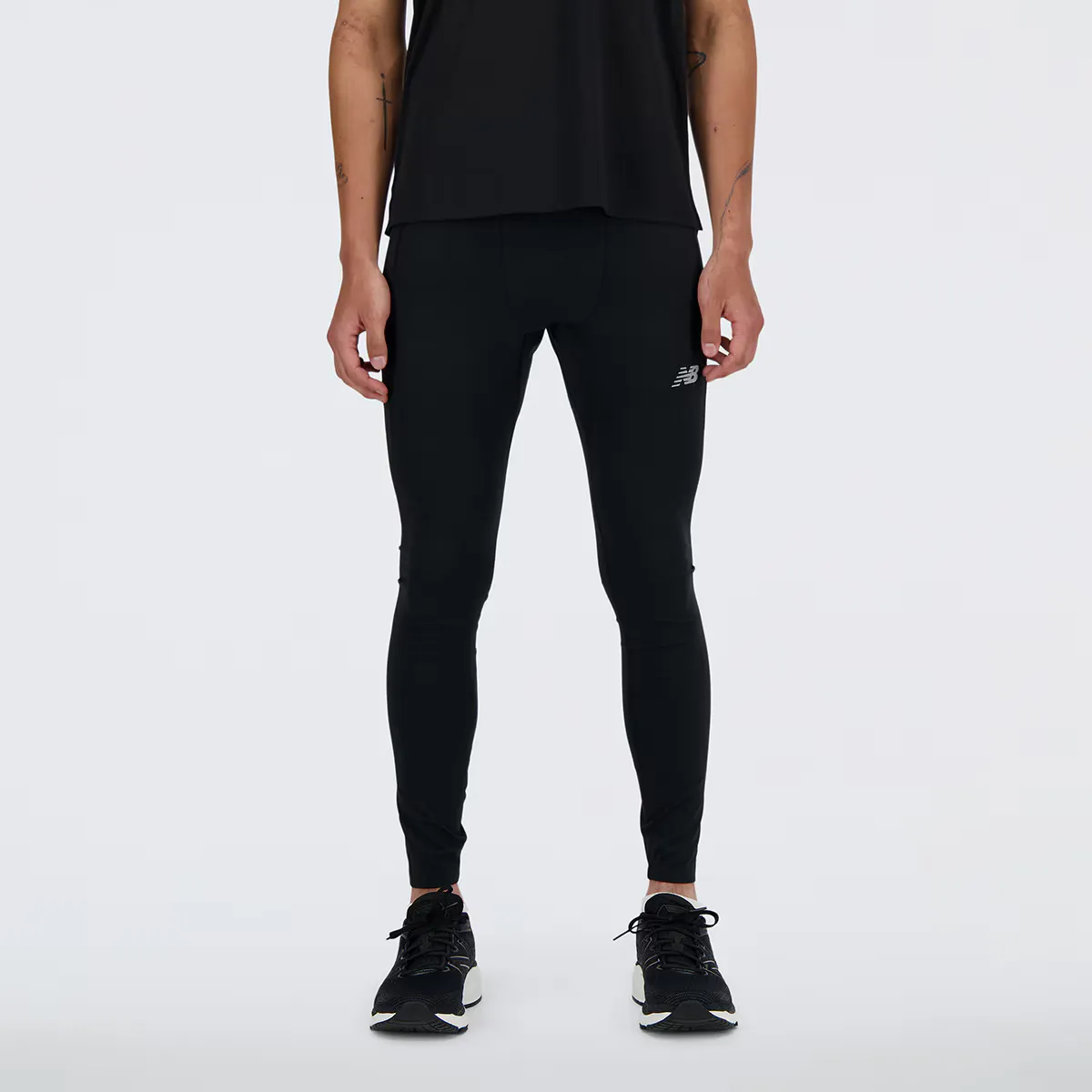 

Легкие беговые леггинсы New Balance NB Athletics для мужчин, черный