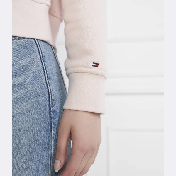 Толстовка мини-боди свободного кроя с логотипом Tommy Hilfiger, розовый — фото 4