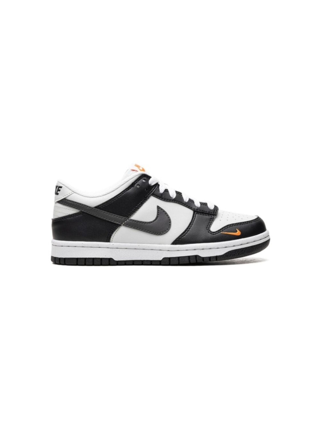 Кроссовки Dunk Low Next Nature Black Bright Mandarin Nike Kids, черный — фото 2
